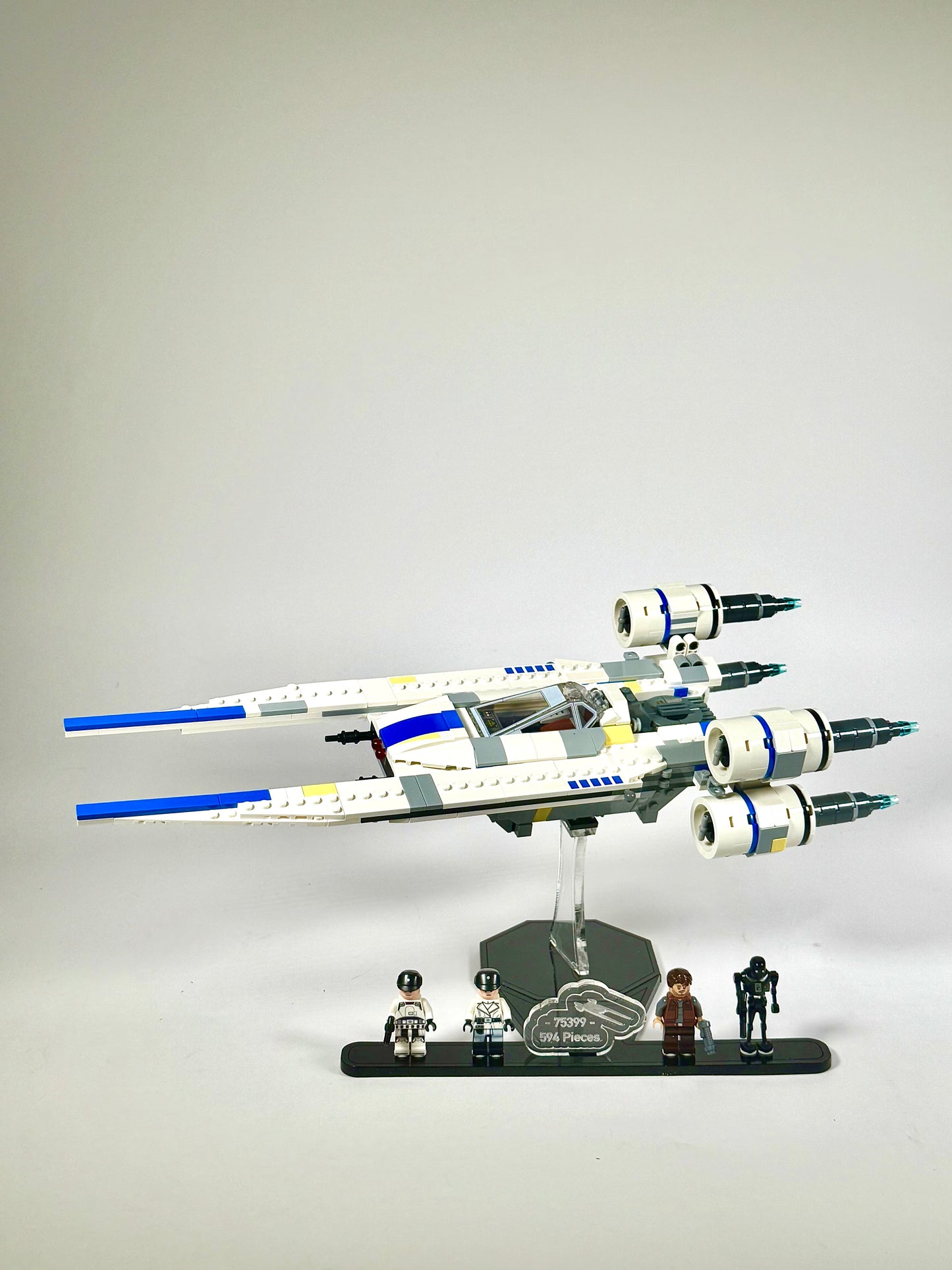 Display Stand designed for LEGO® Star Wars Rebel U-Wing Starfighter™ (75399)