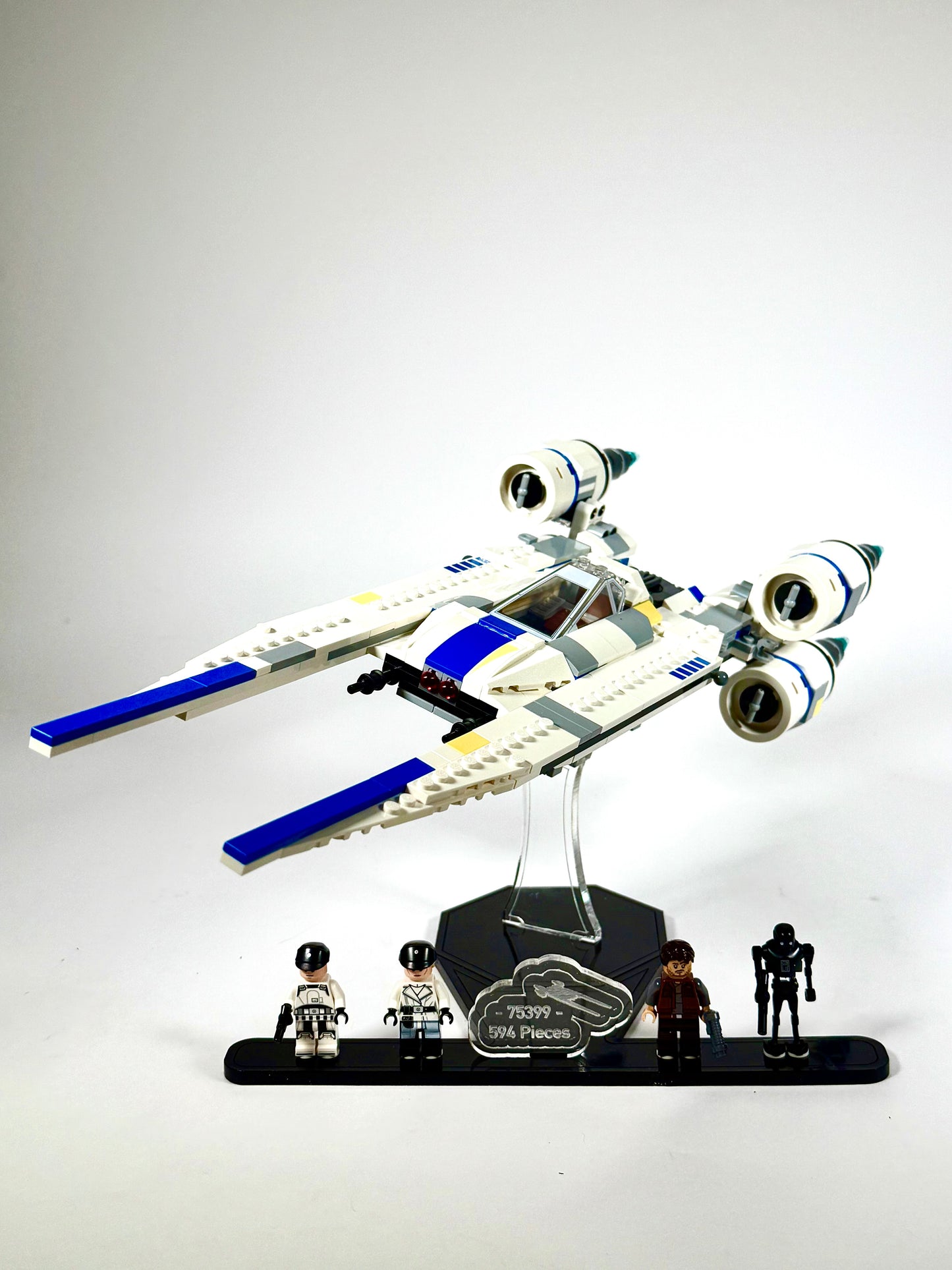 Display Stand designed for LEGO® Star Wars Rebel U-Wing Starfighter™ (75399)