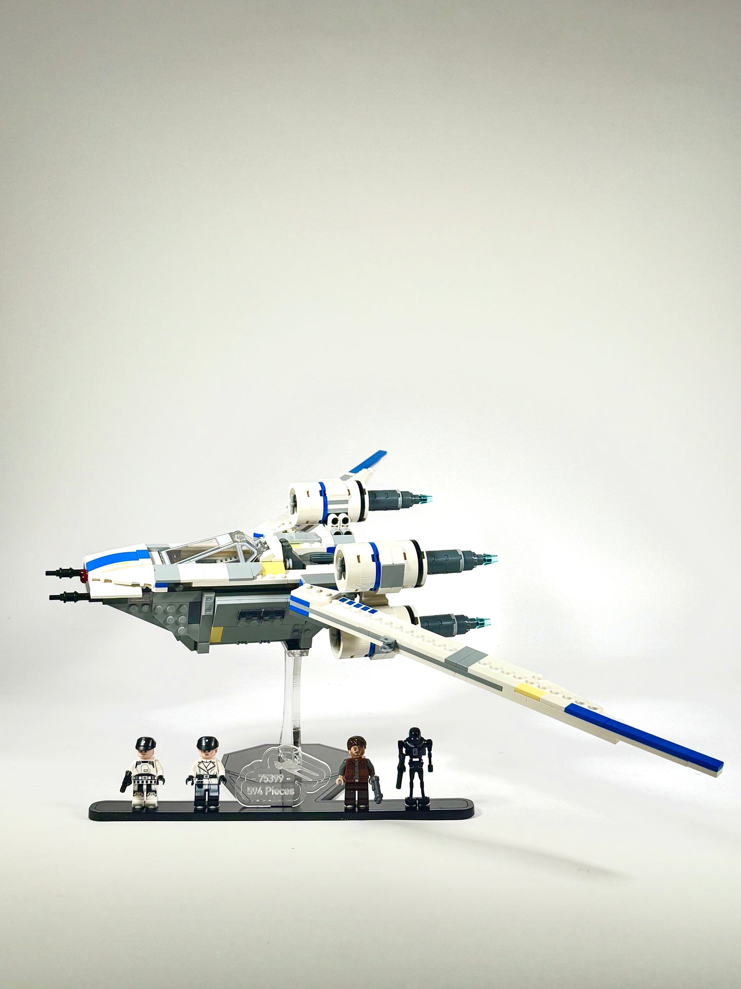Display Stand designed for LEGO® Star Wars Rebel U-Wing Starfighter™ (75399)