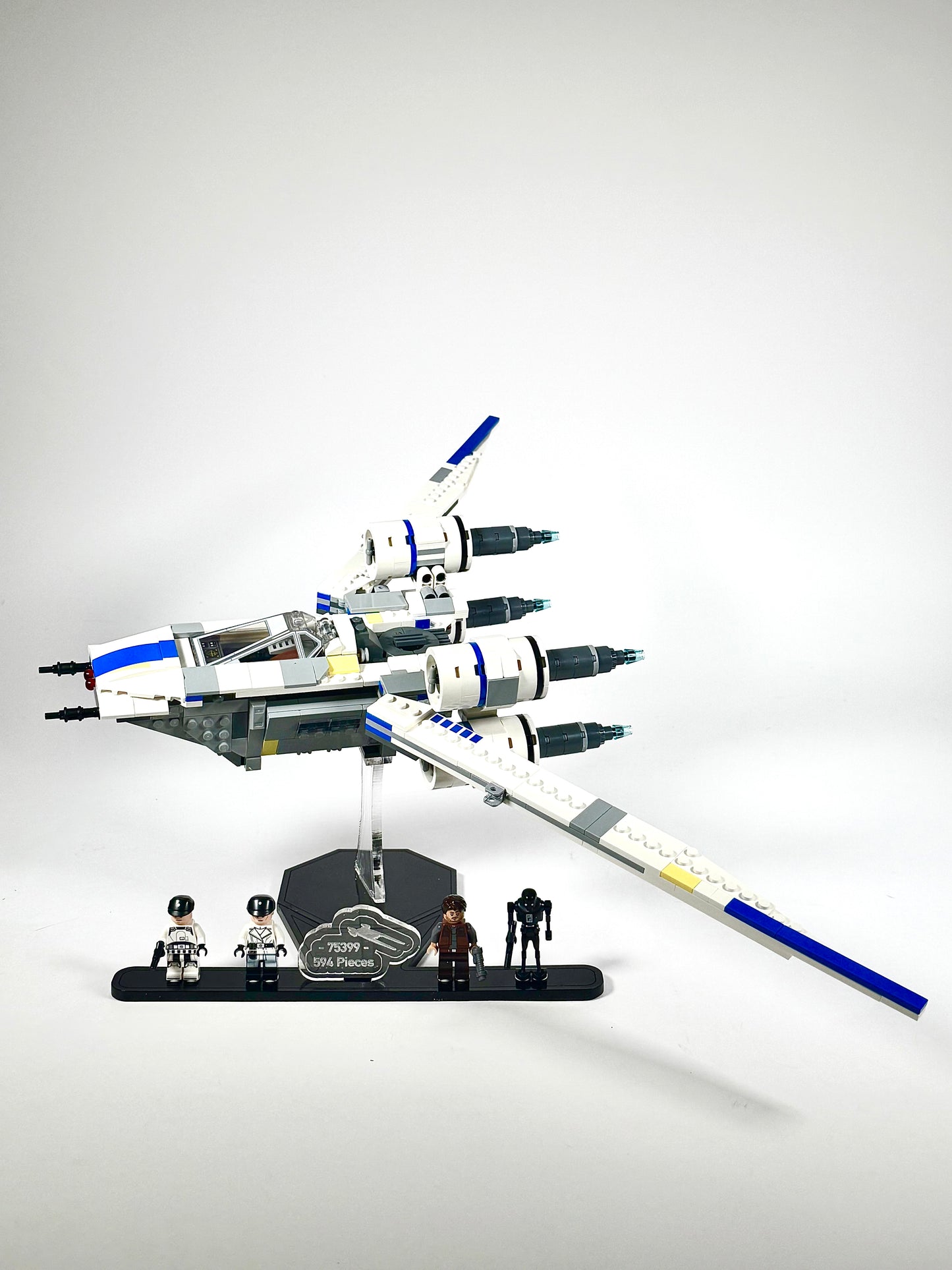 Display Stand designed for LEGO® Star Wars Rebel U-Wing Starfighter™ (75399)