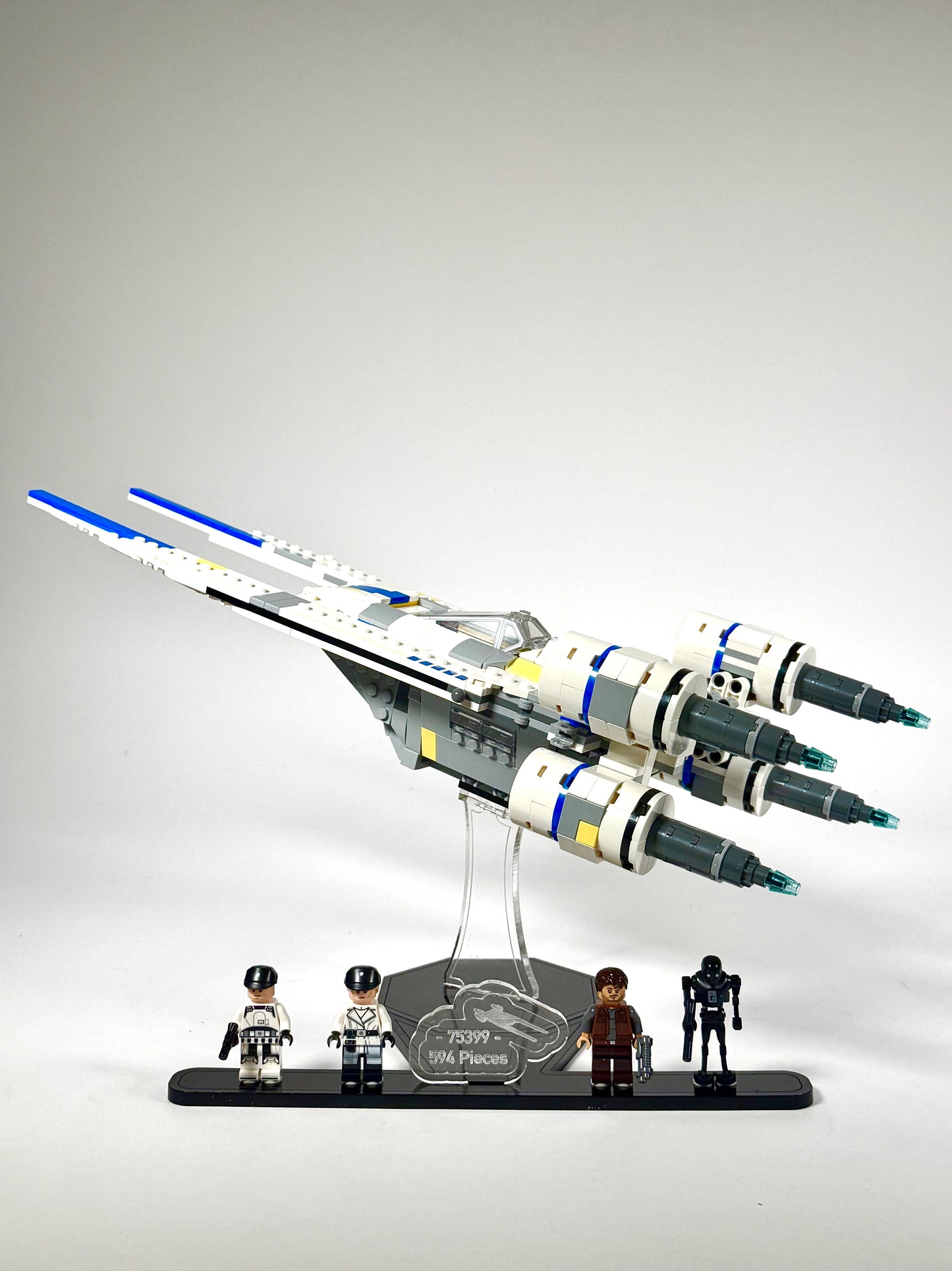 Display Stand designed for LEGO® Star Wars Rebel U-Wing Starfighter™ (75399)
