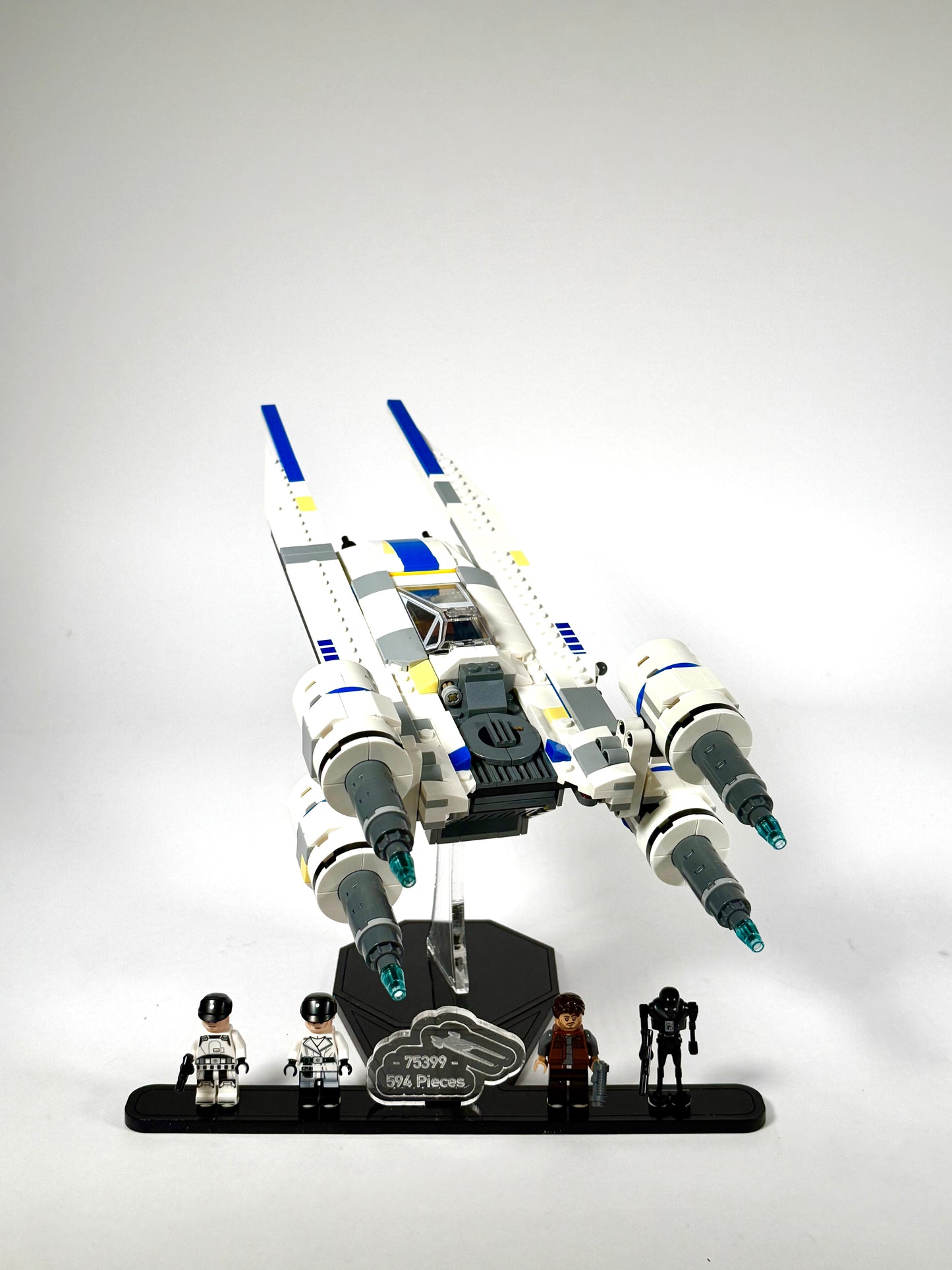 Display Stand designed for LEGO® Star Wars Rebel U-Wing Starfighter™ (75399)