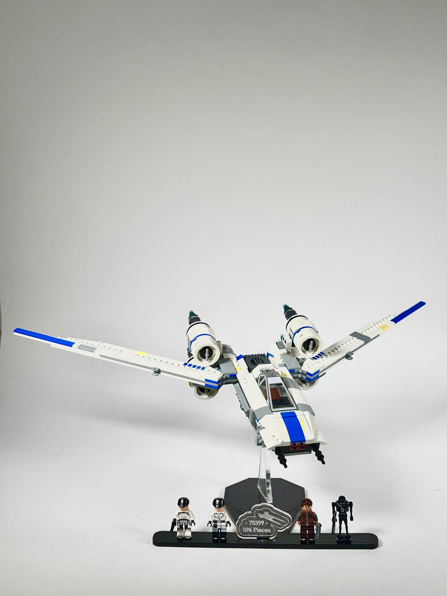 Display Stand designed for LEGO® Star Wars Rebel U-Wing Starfighter™ (75399)