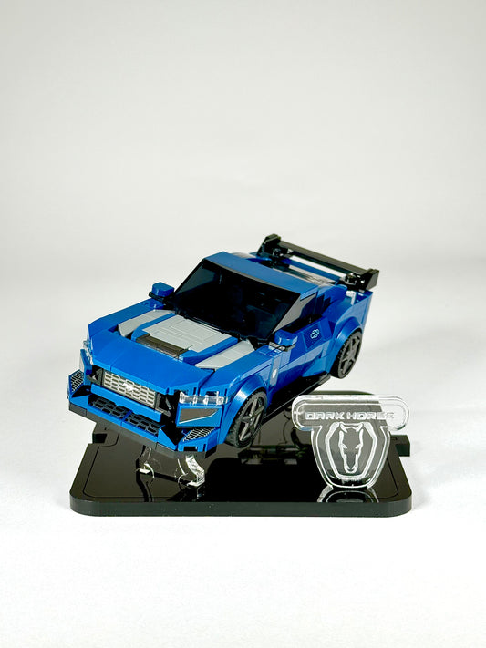 Display Stand for LEGO® Ford Mustang Dark Horse Sports Car Set# 76920