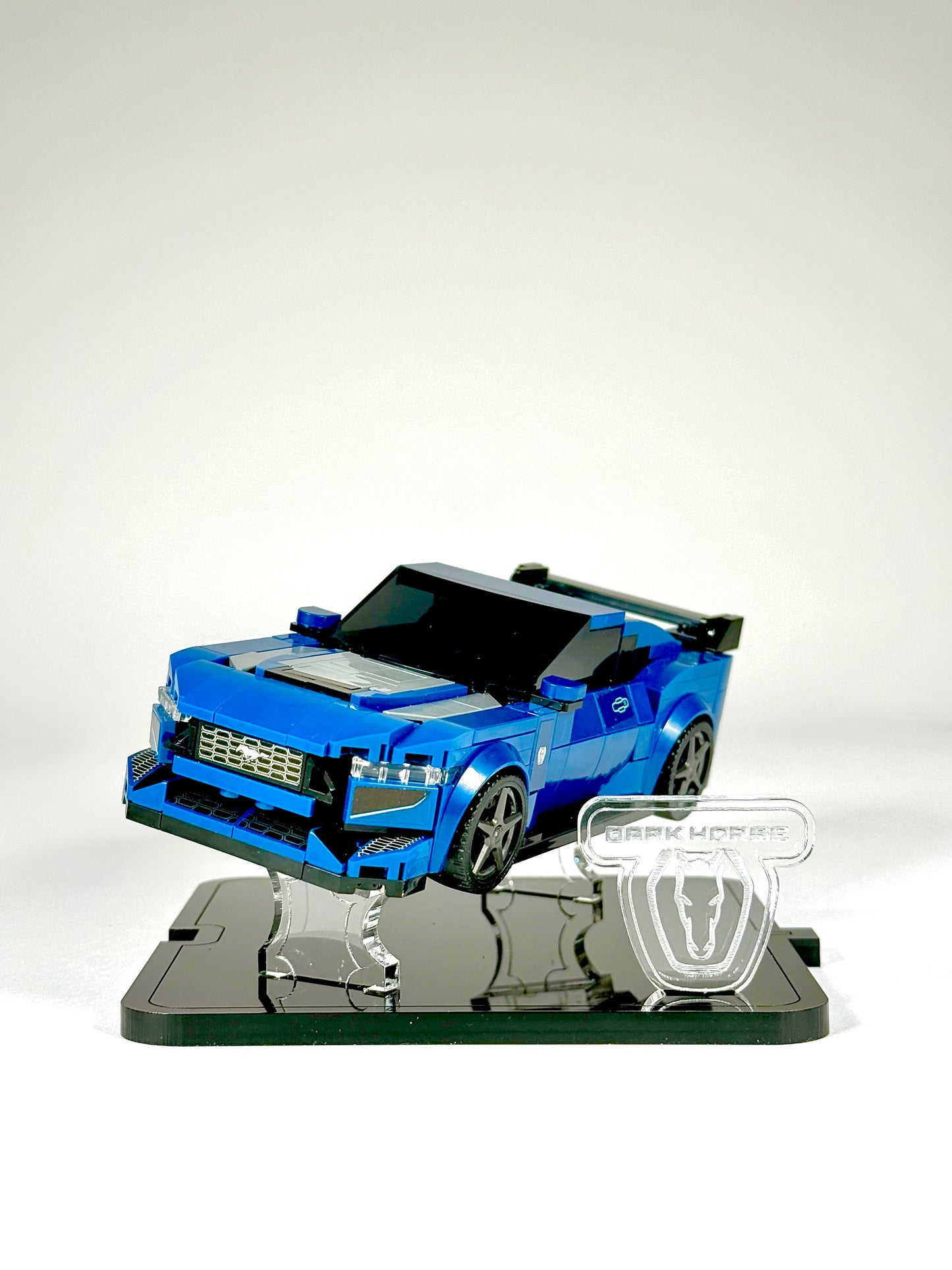 Display Stand for LEGO® Ford Mustang Dark Horse Sports Car Set# 76920