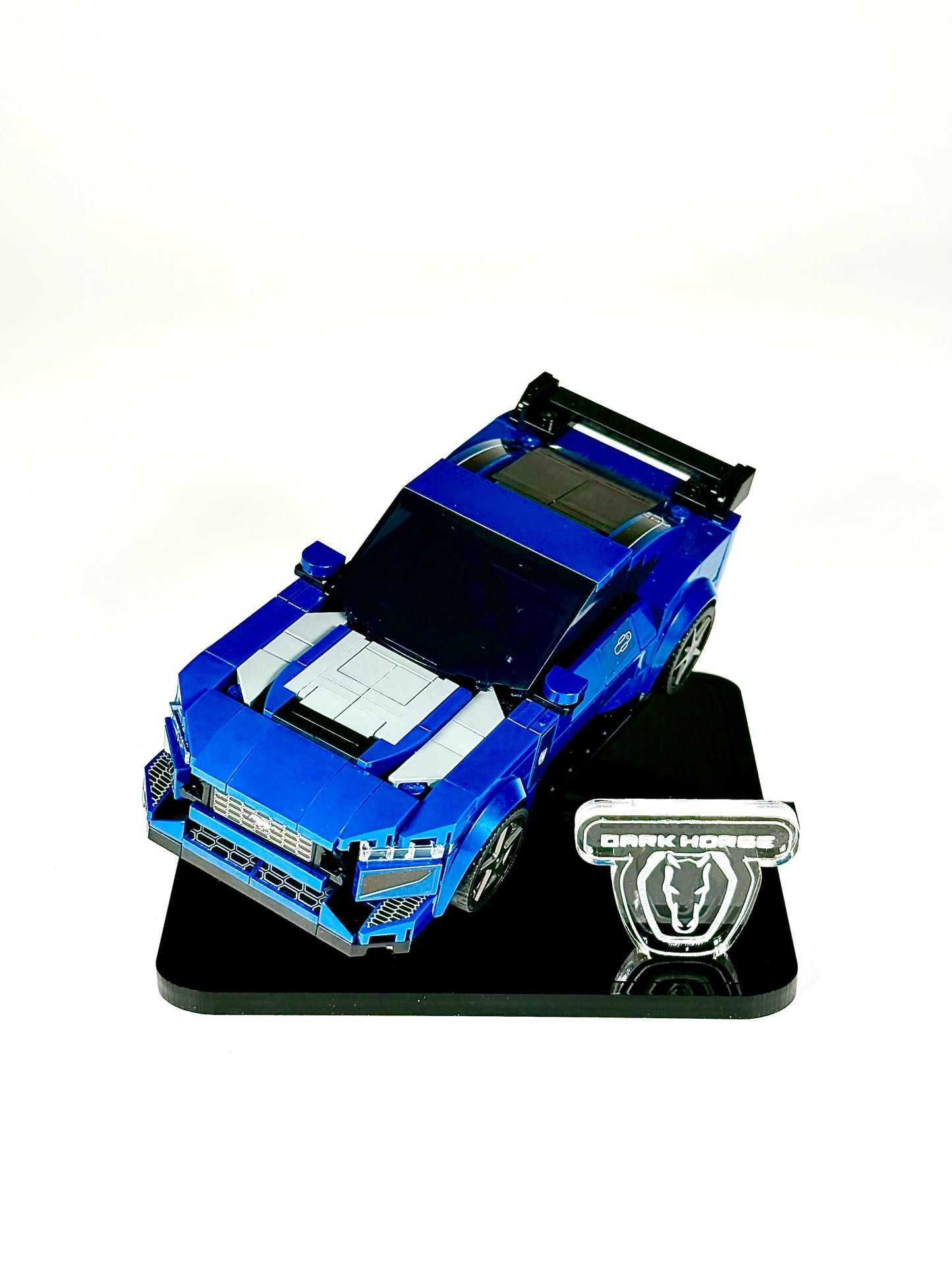 Display Stand for LEGO® Ford Mustang Dark Horse Sports Car Set# 76920