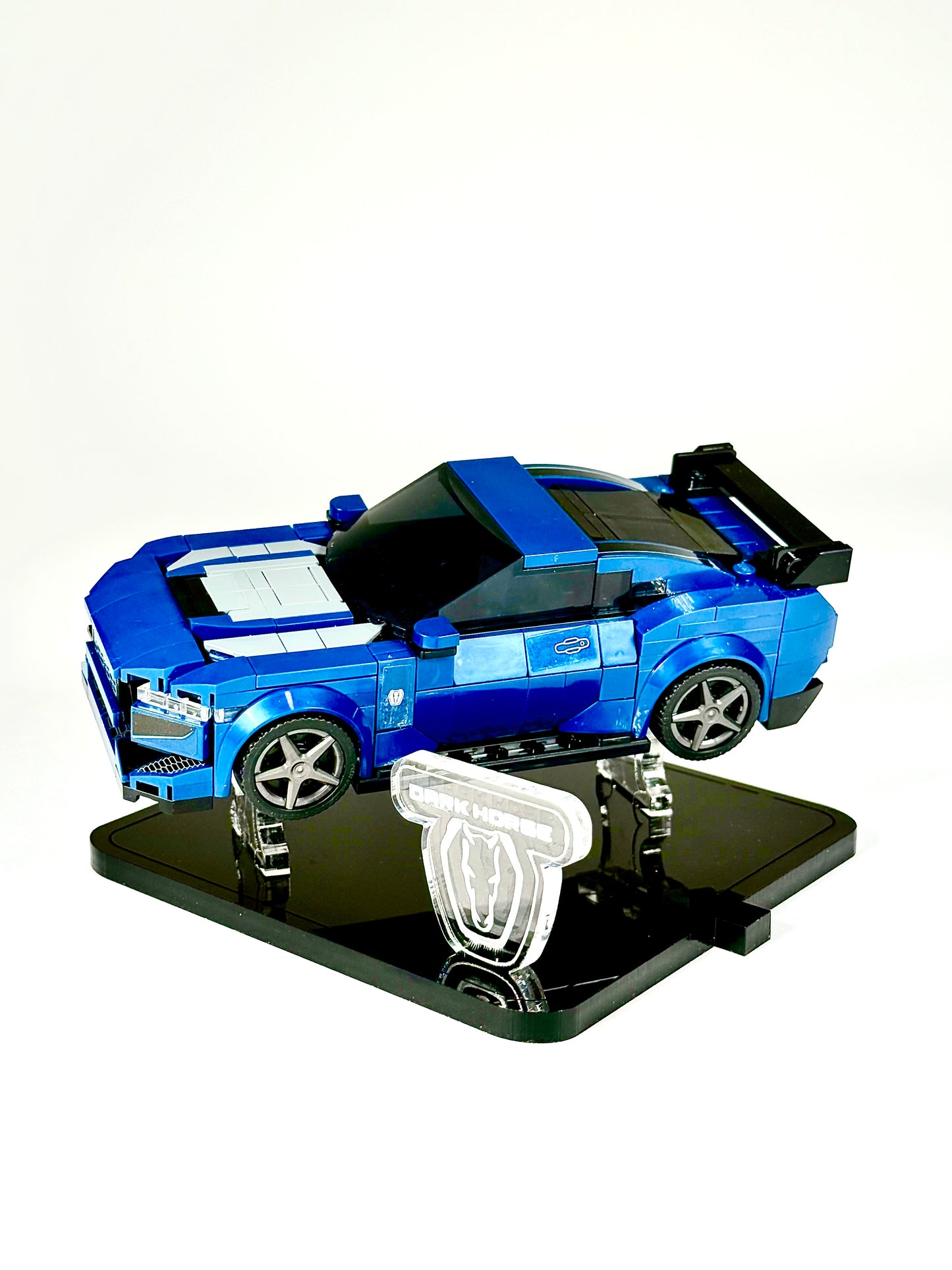 Display Stand for LEGO® Ford Mustang Dark Horse Sports Car Set# 76920