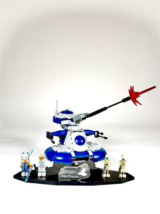 Sonoran Display and Play Stand for LEGO® Set 75283 – Armored Assault Tank (AAT™)