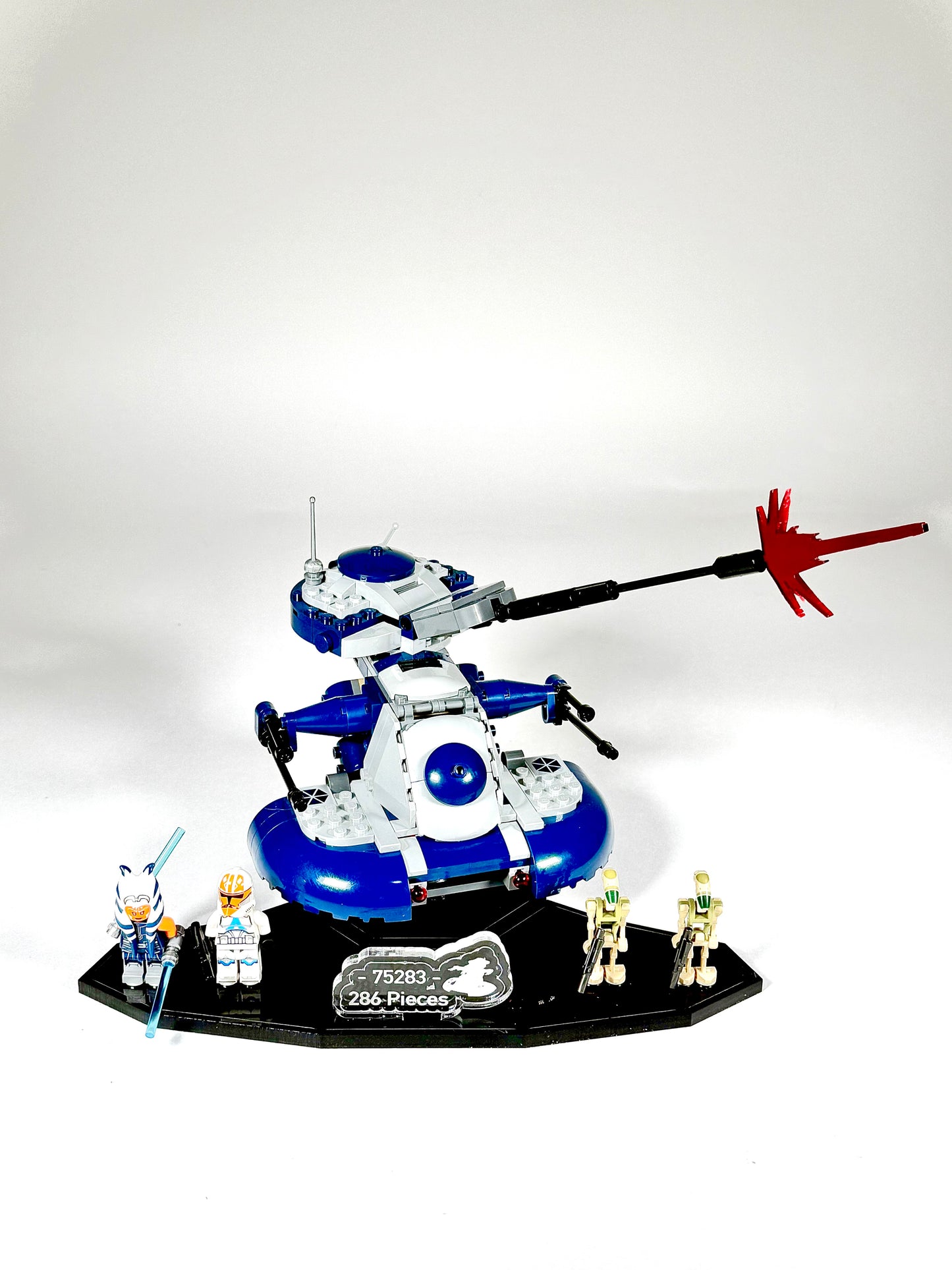 Sonoran Display and Play Stand for LEGO® Set 75283 – Armored Assault Tank (AAT™)