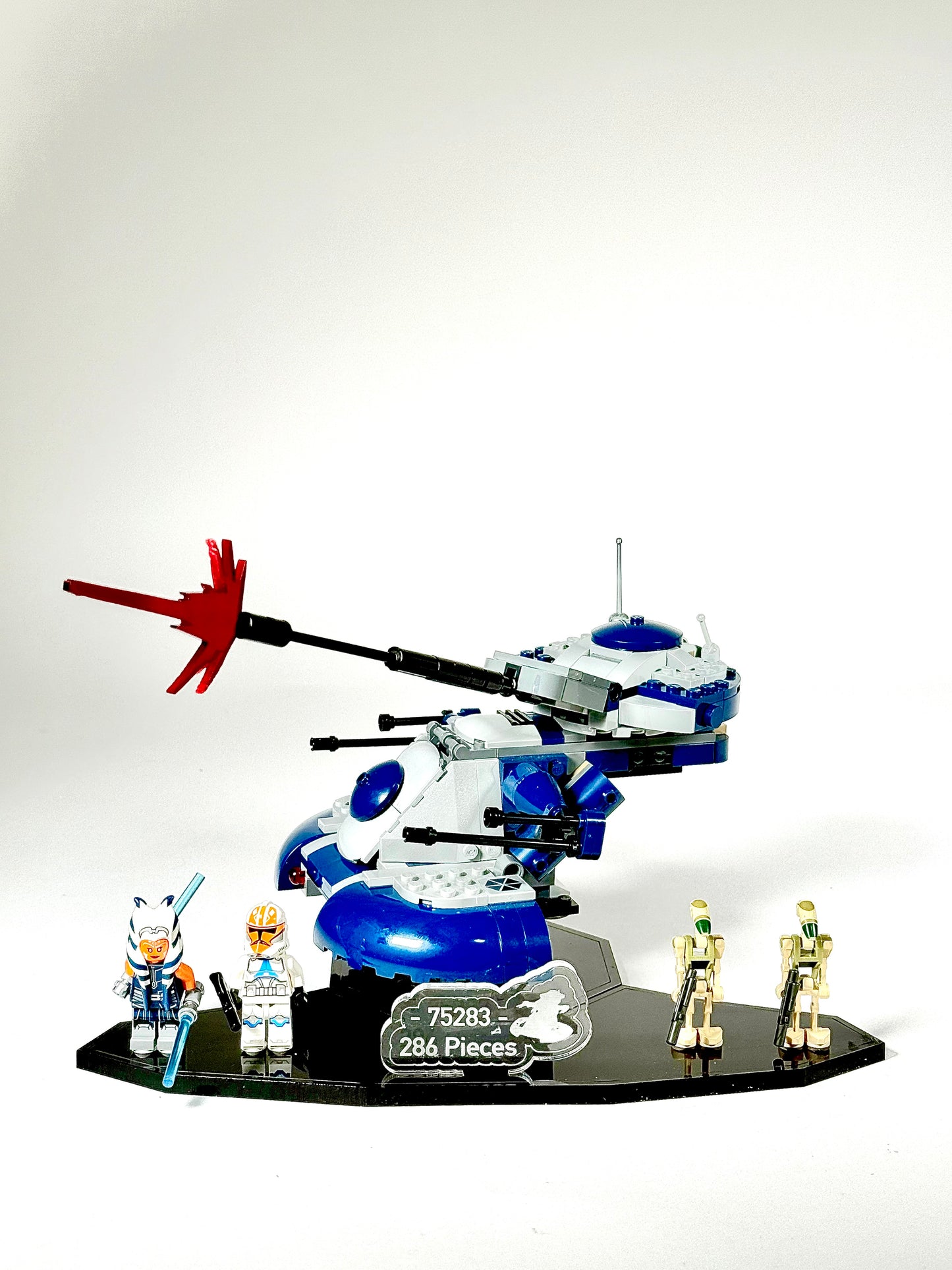 Sonoran Display and Play Stand for LEGO® Set 75283 – Armored Assault Tank (AAT™)