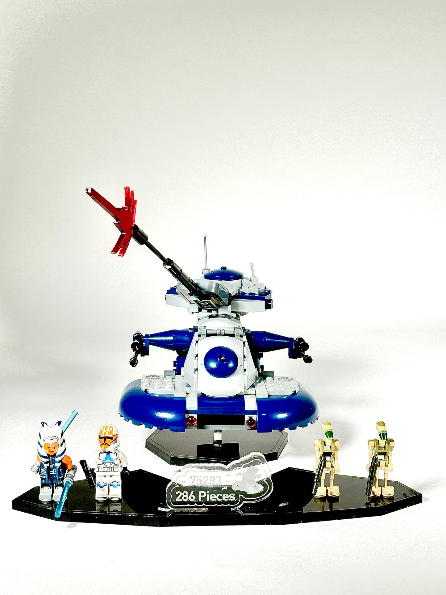 Sonoran Display and Play Stand for LEGO® Set 75283 – Armored Assault Tank (AAT™)