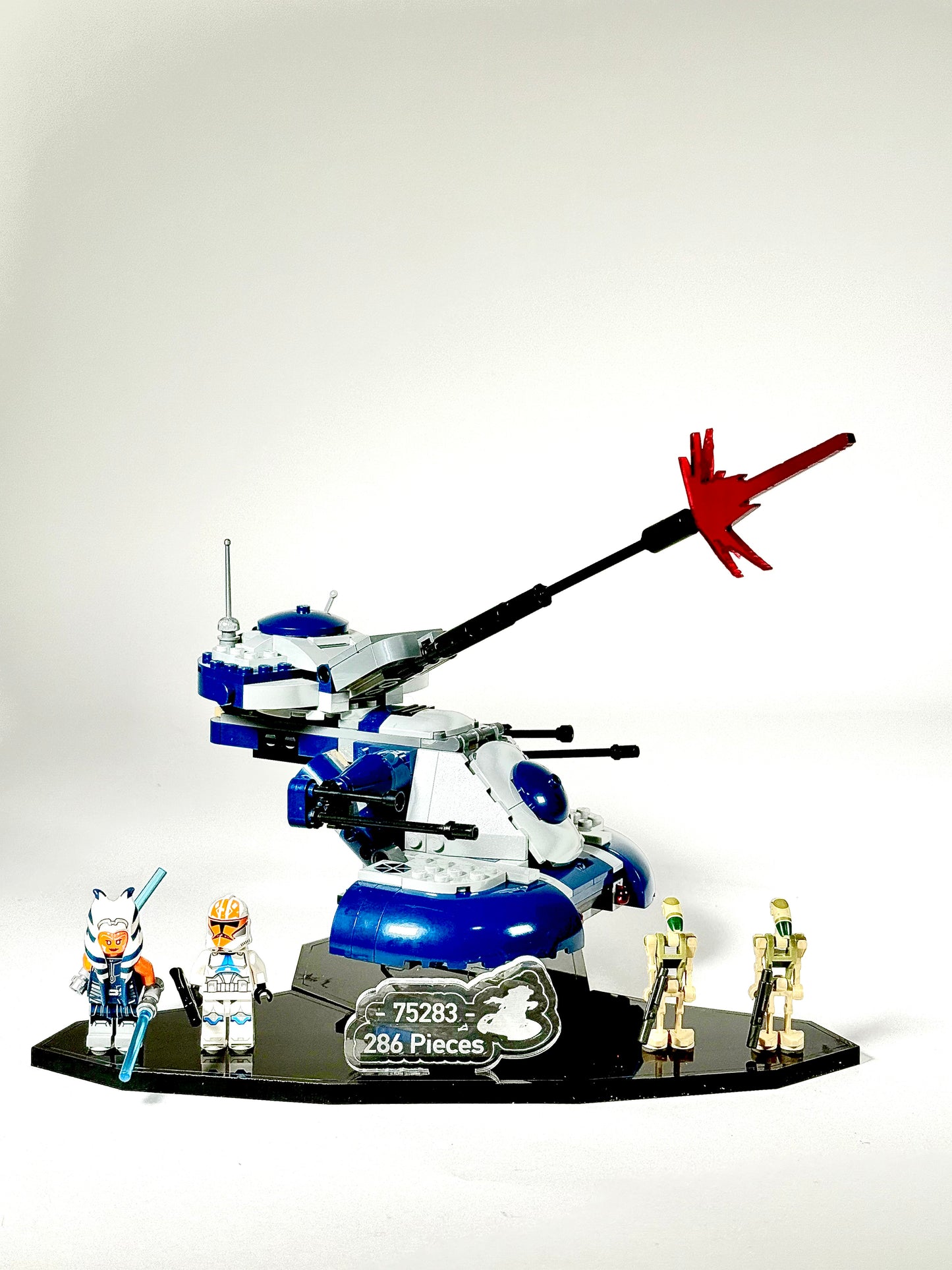 Sonoran Display and Play Stand for LEGO® Set 75283 – Armored Assault Tank (AAT™)