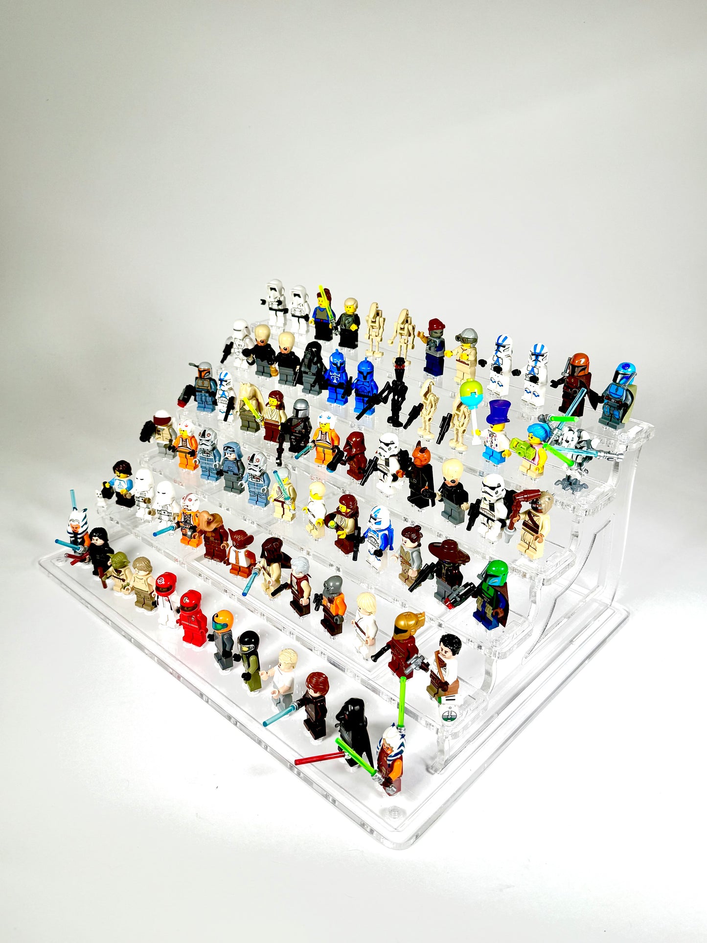 Display Stand for LEGO® Minifigures - 72-Figure Clear Acrylic Stand