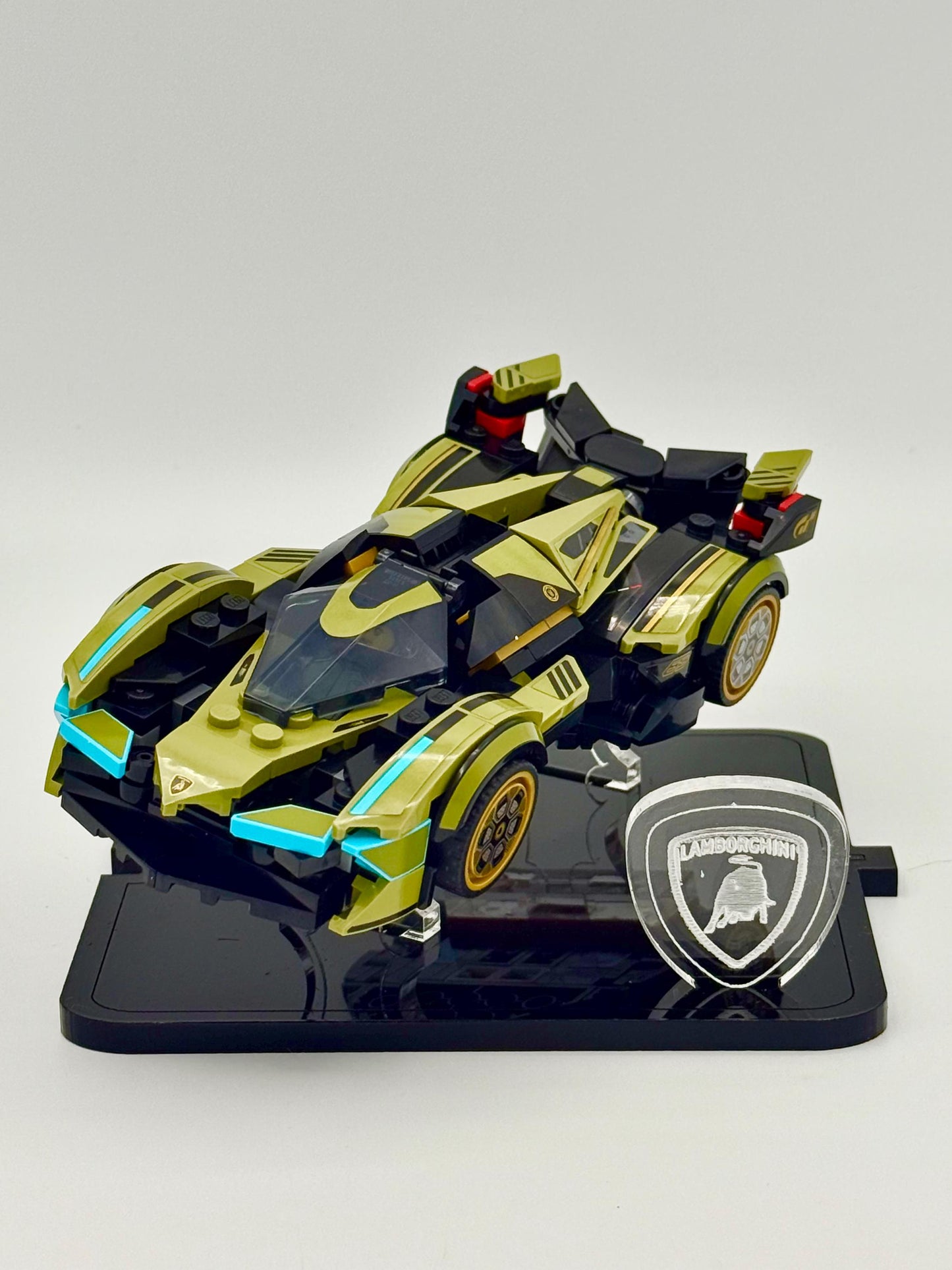 Display Stand for LEGO® Lamborghini Lambo V12 Vision GT Super Car Set# 76923