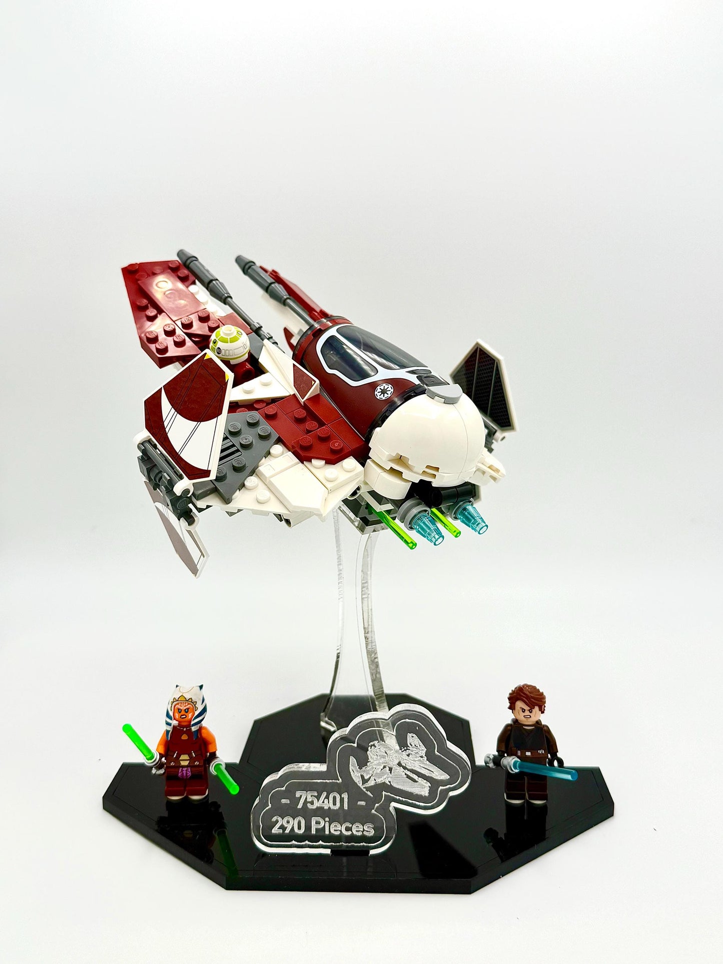 Display Stand for LEGO® set 75401 Ahsok'a Jedi Interceptor
