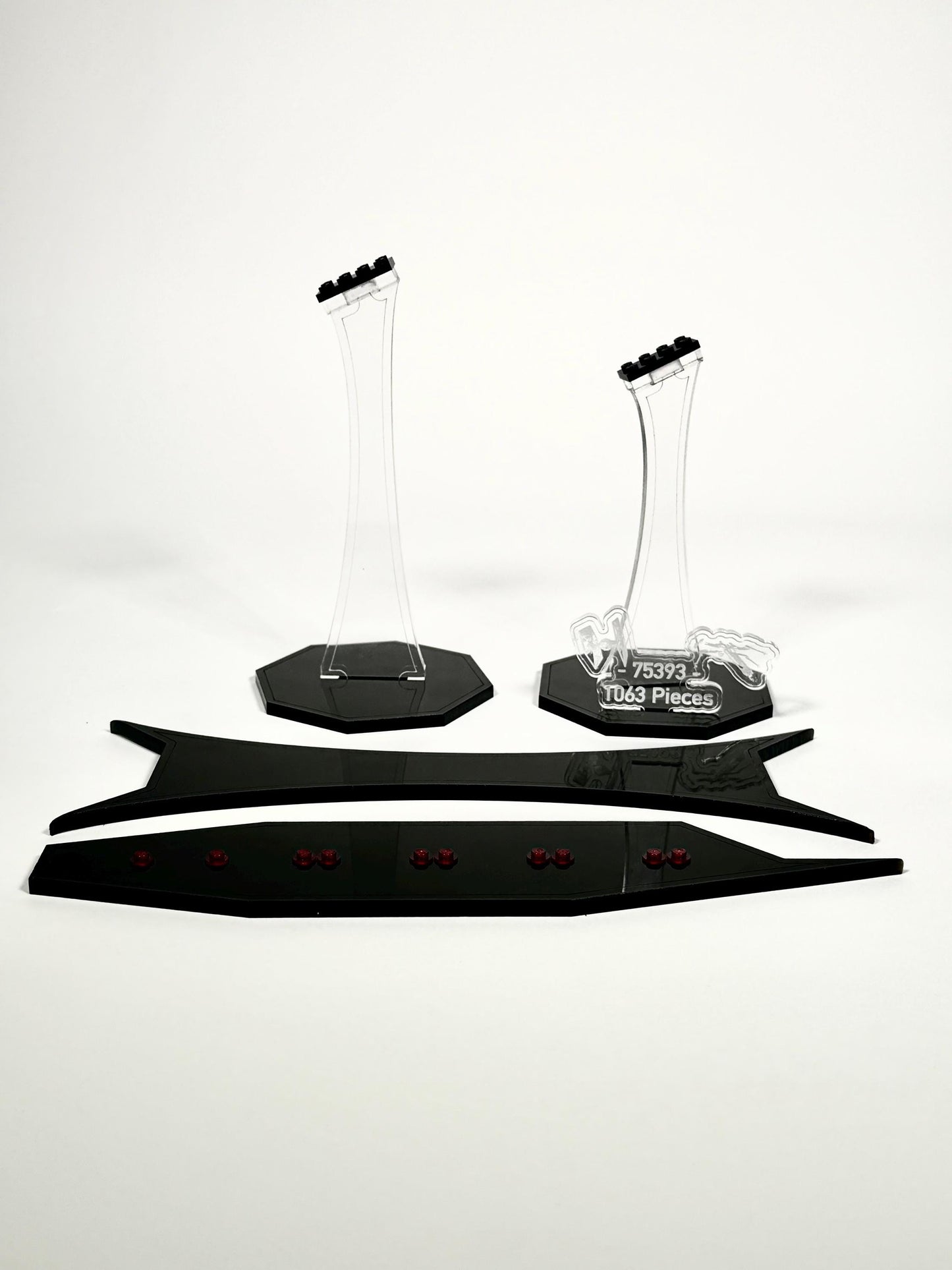 Display Stand for LEGO® set 75393 TIE Fighter & X-Wing Mash-up