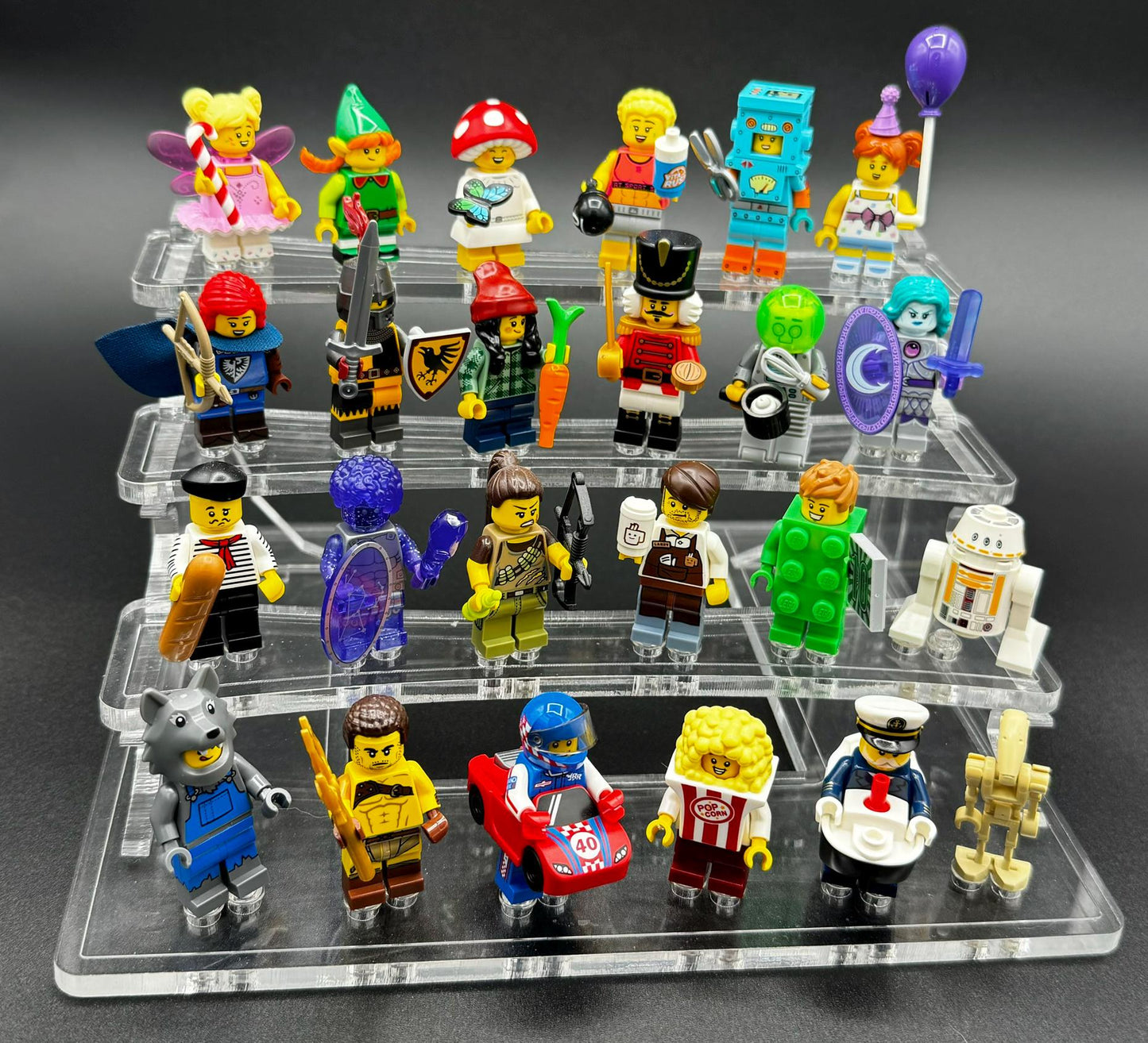 24 Minifigure Display Stand for Lego®